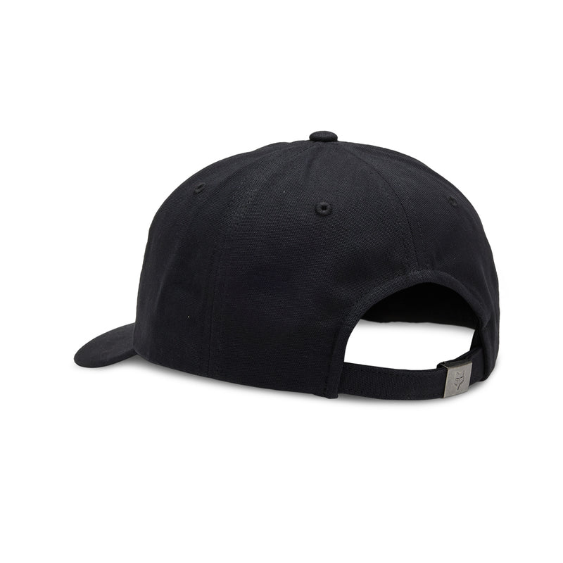 Fox Wordmark Adjustable Black Baseball Cap