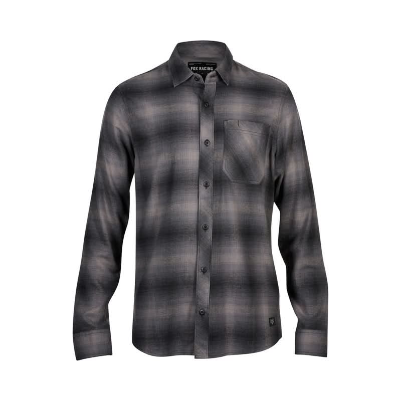Fox Survivalist Stretch Flannel Black Shirt | RideHub