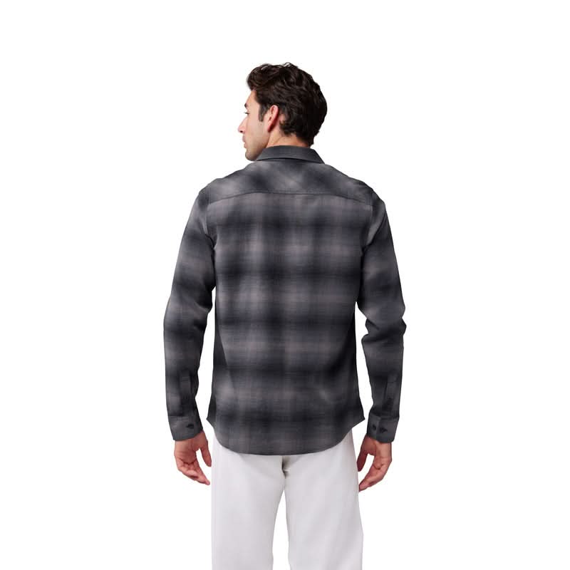 Fox Survivalist Stretch Flannel Black Shirt | RideHub