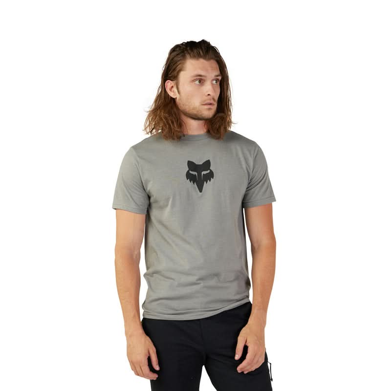 Fox Fox Head T-Shirt Heather Graphite