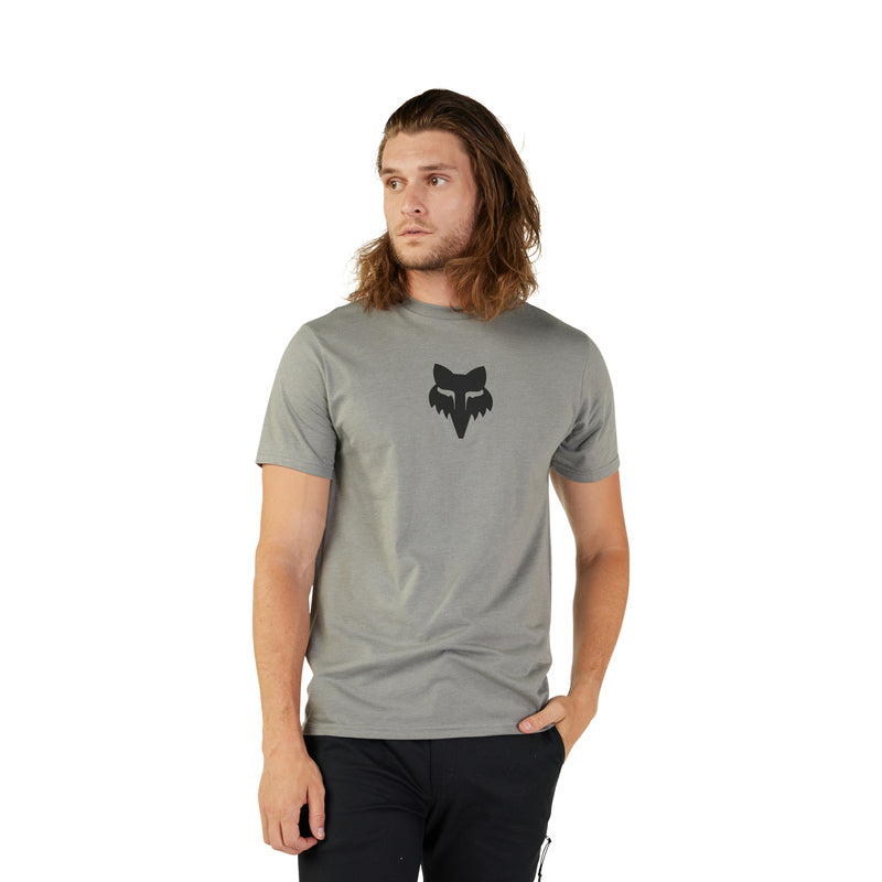 Fox Fox Head T-Shirt Heather Graphite