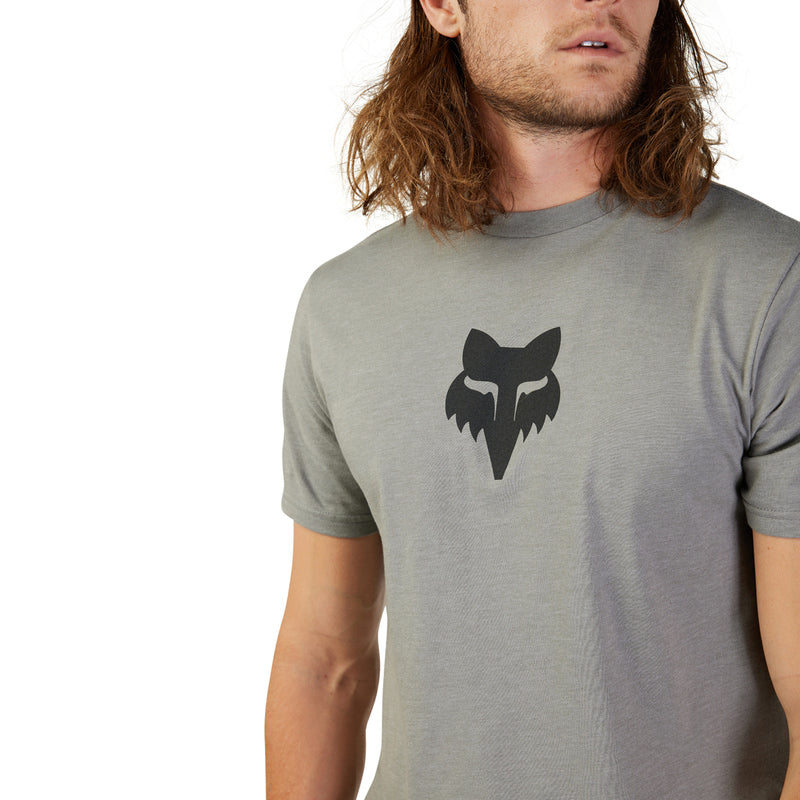 Fox Fox Head T-Shirt Heather Graphite