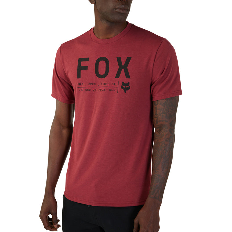 Fox Non Stop Tech Scarlet T-Shirt