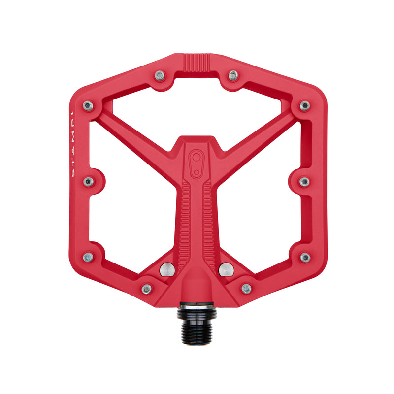Crankbrothers Stamp 1 Large Red Gen 2 Bicycle Pedals