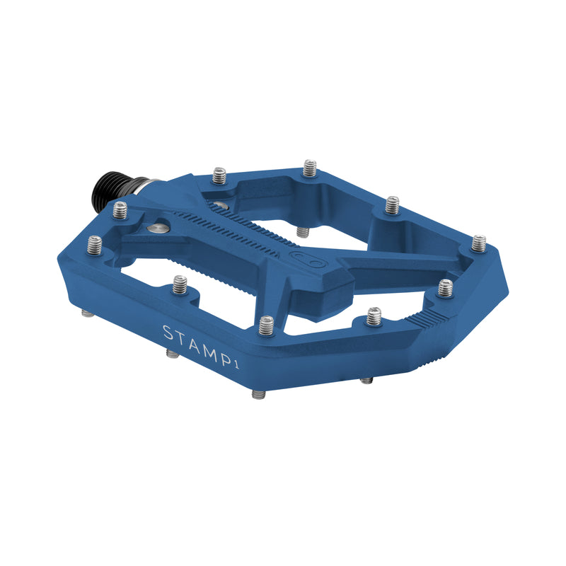 Crankbrothers Stamp 1 Large Navy Blue Gen 2 Bicycle Pedals