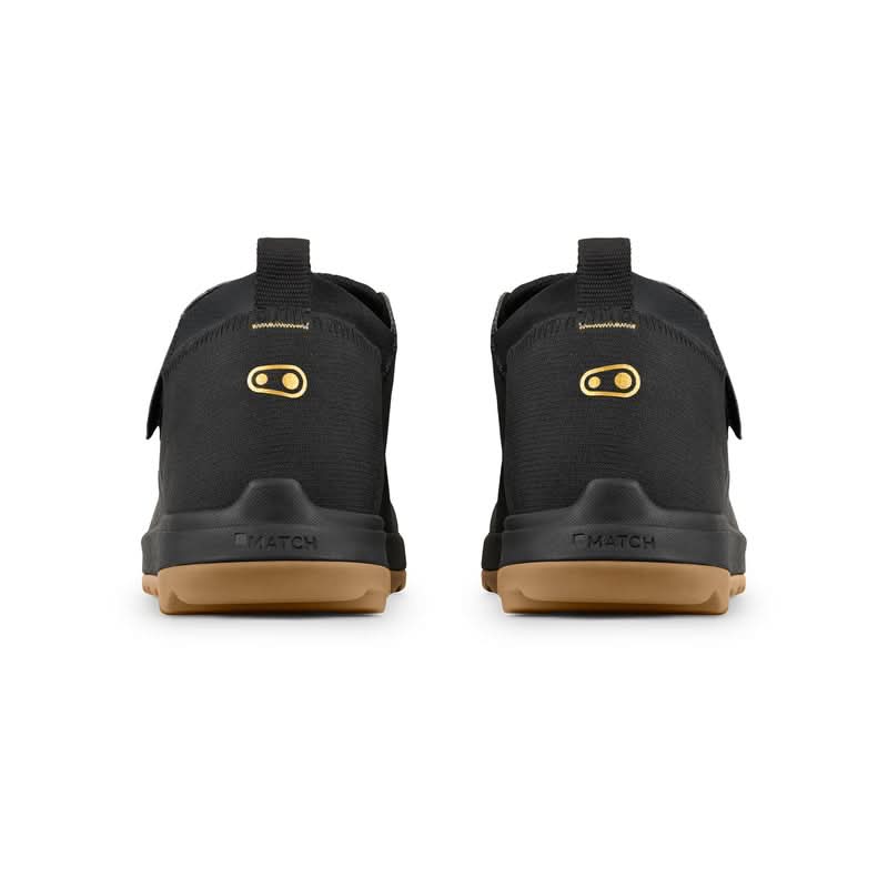 Crankbrothers Stamp Trail Boa Shoes Black/Gold - Gum Outsole
