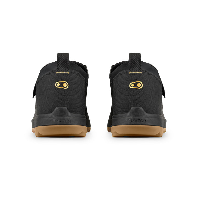 Crankbrothers Stamp Trail Boa Shoes Black/Gold - Gum Outsole