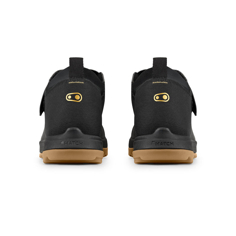 Crankbrothers Mallet Trail Boa Shoes Black/Gold - Gum Outsole