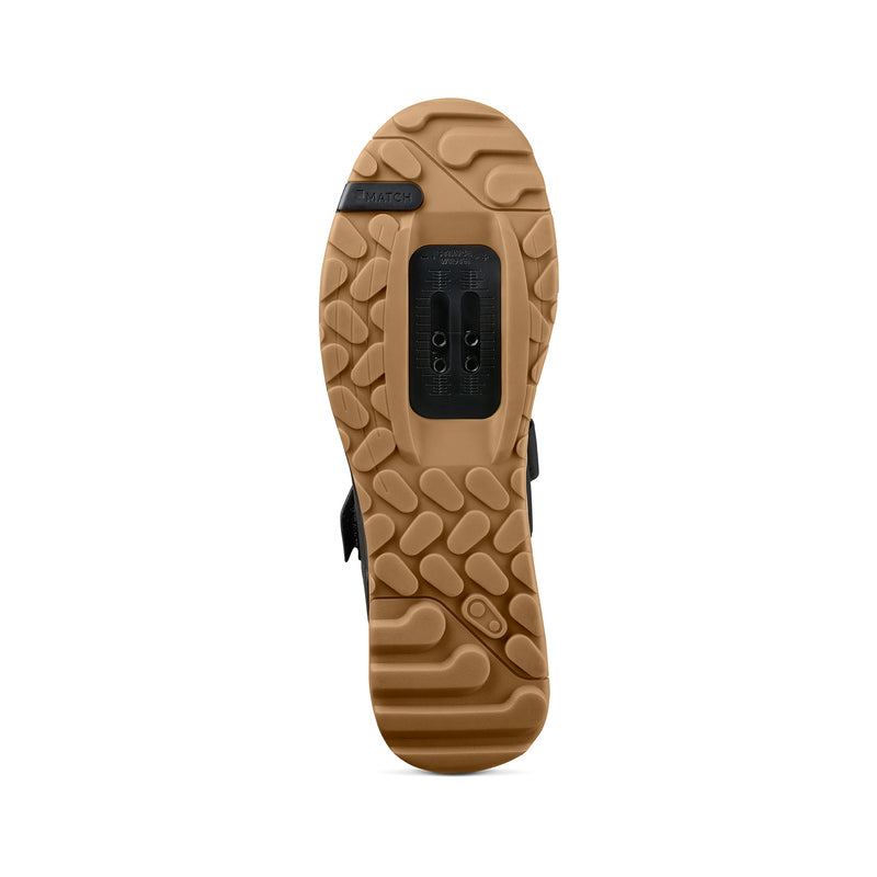 Crankbrothers Mallet Trail Boa Shoes Black/Gold - Gum Outsole