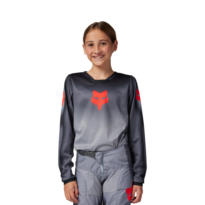 Fox Junior 180 Interfere Jersey Grey/Red sweatshirt