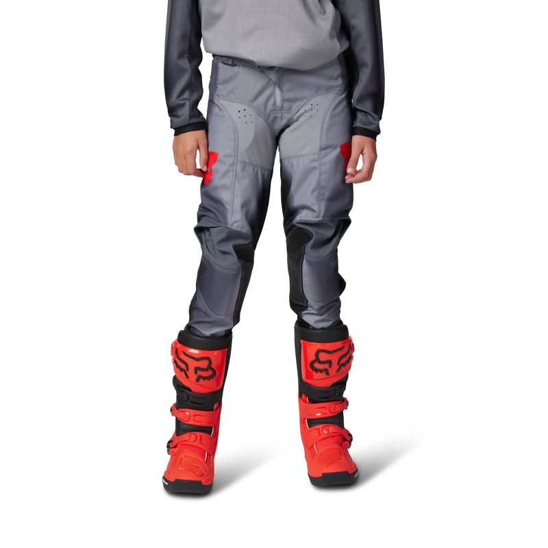 Fox Junior 180 Interfere Pants Grey/Red | RideHub