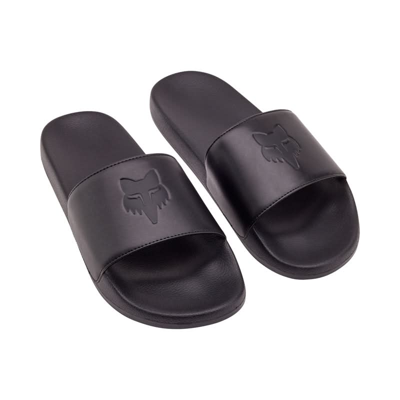 Fox Fox Head Slide Black flip-flops