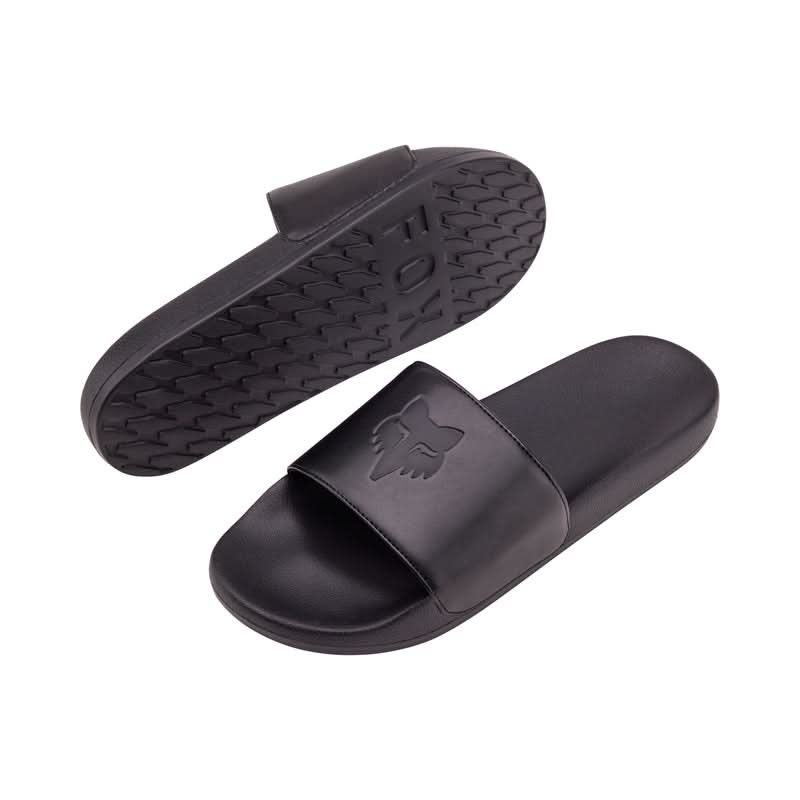 Fox Fox Head Slide Black flip-flops