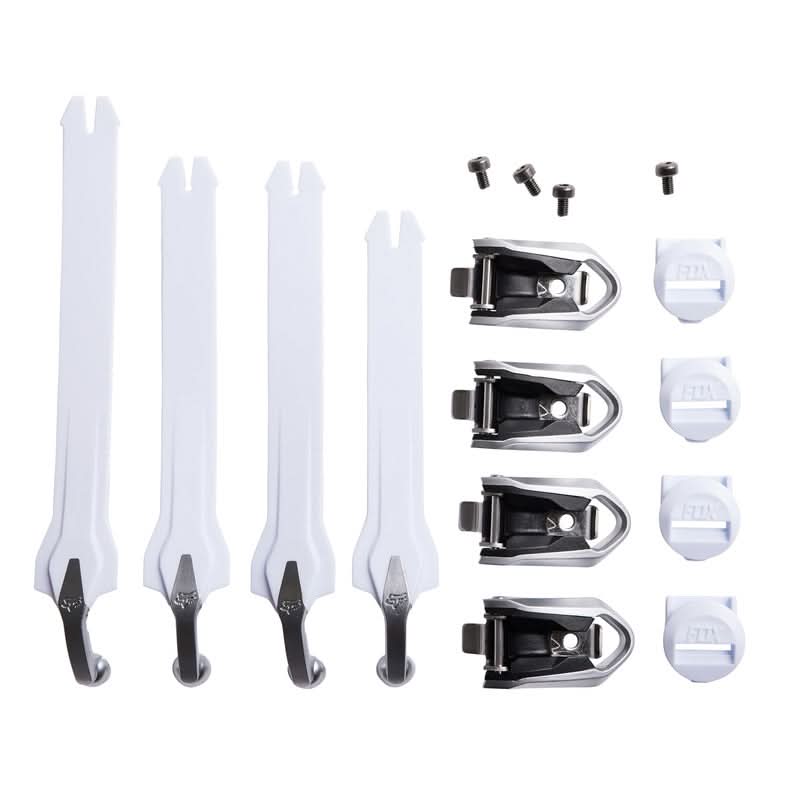 Fox Motion Strap Kit White Replacement Shoe Part