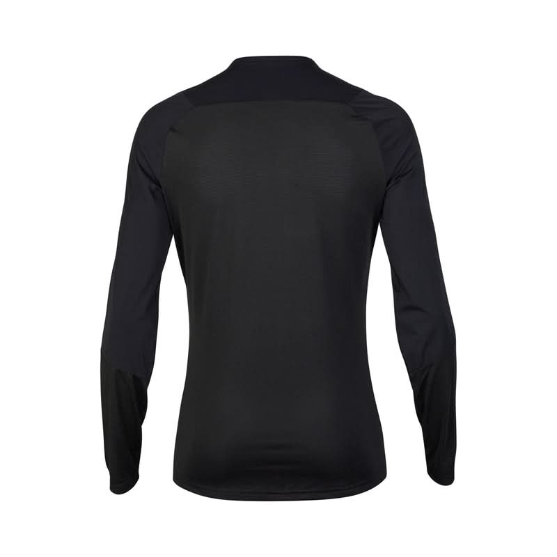 Fox Flexair Ascent Black Long Sleeve Cycling Jersey | RideHub