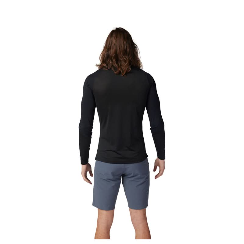 Fox Flexair Ascent Black Long Sleeve Cycling Jersey | RideHub
