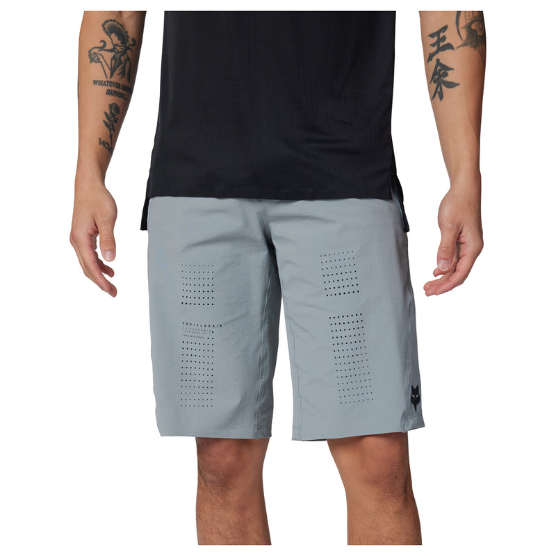 Fox Flexair Cloud Grey Cycling Shorts | RideHub