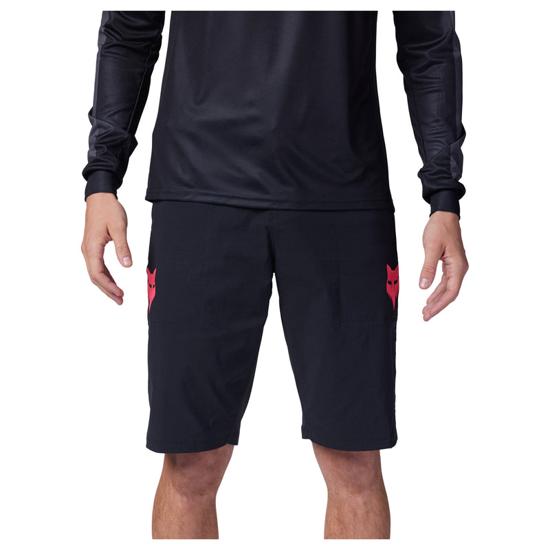Fox Ranger Race Cycling Shorts Black/Pink | RideHub