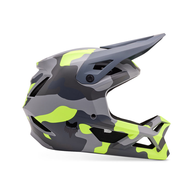 Fox Rampage White Camo Bike Helmet