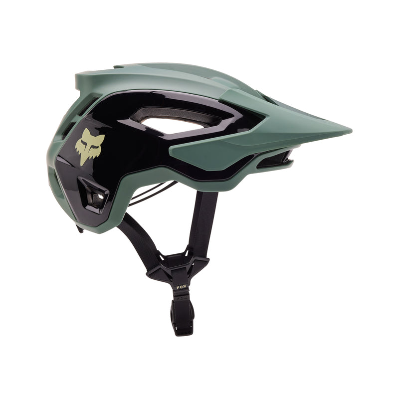 Fox Speedframe Pro Blocked Hunter Green Bike Helmet