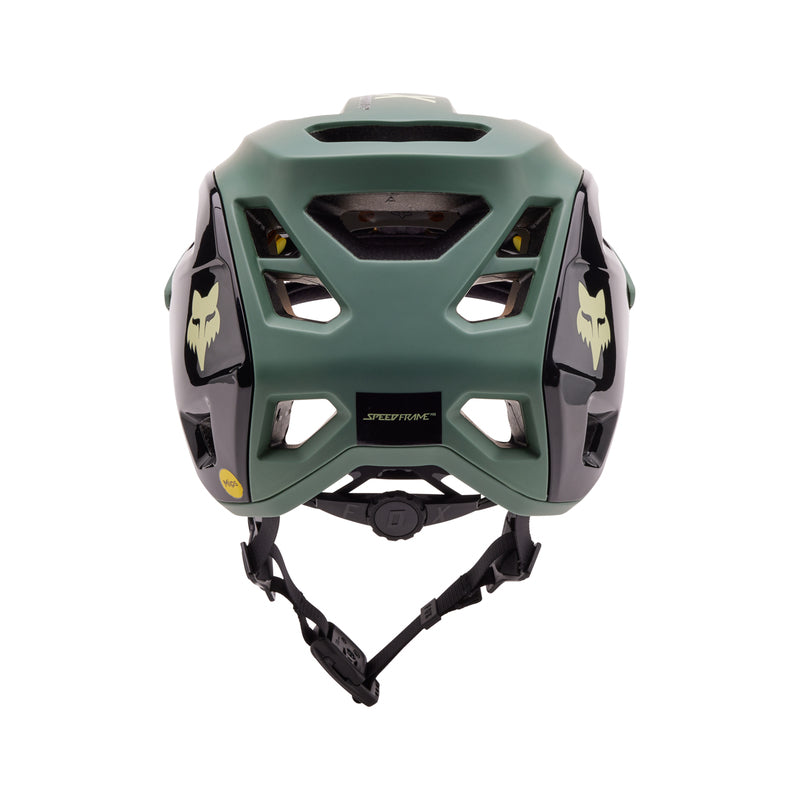 Fox Speedframe Pro Blocked Hunter Green Bike Helmet