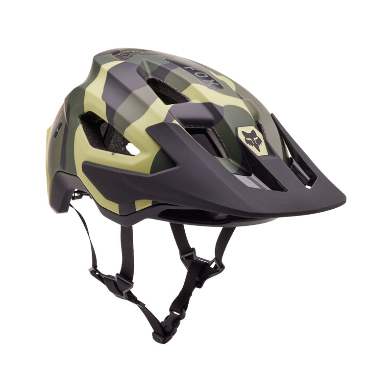 Fox Speedframe Camo Green Camo Bike Helmet