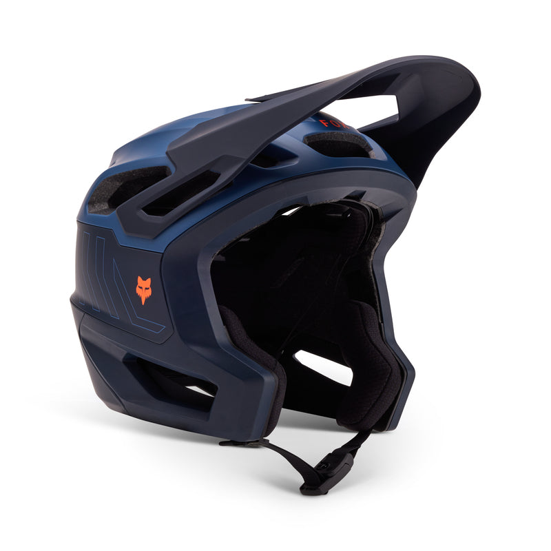 Fox Dropframe Pro Runn Ce Indigo Bike Helmet