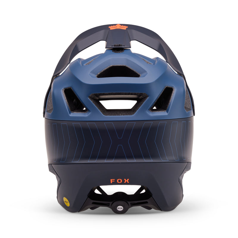 Fox Dropframe Pro Runn Ce Indigo Bike Helmet