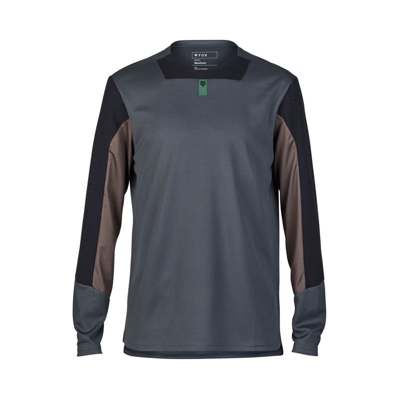 Fox Defend Graphite Long Sleeve Cycling Jersey | RideHub