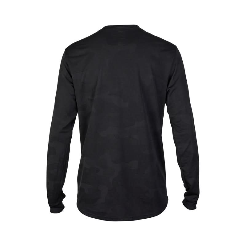 Fox Ranger Tru Dri Black Long Sleeve Cycling Jersey | RideHub