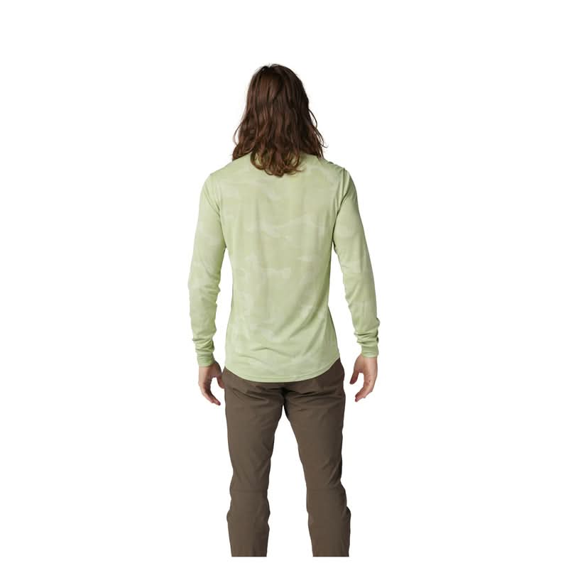 Fox Ranger TruDri Cactus Long Sleeve Cycling Jersey | RideHub