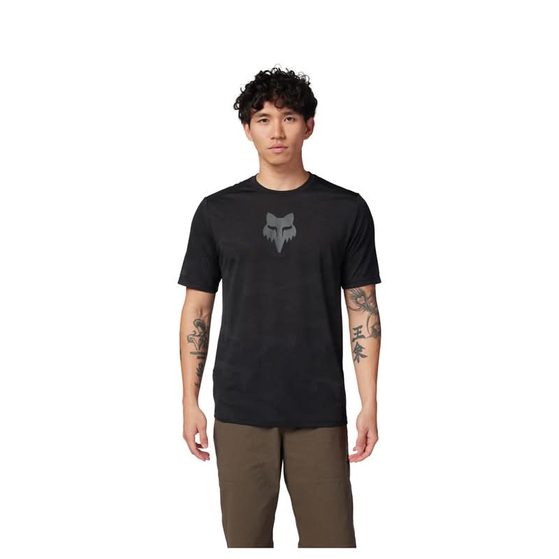 Fox Ranger TruDri Black Cycling Jersey | RideHub