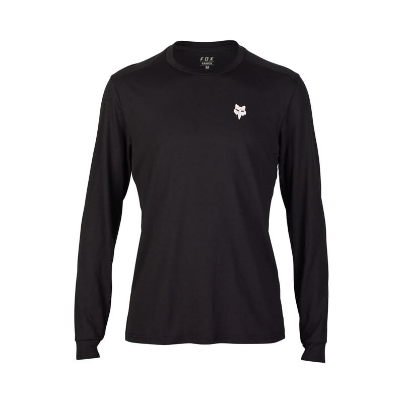 Fox Ranger Dr Shepherds Black Long Sleeve Cycling Jersey | RideHub
