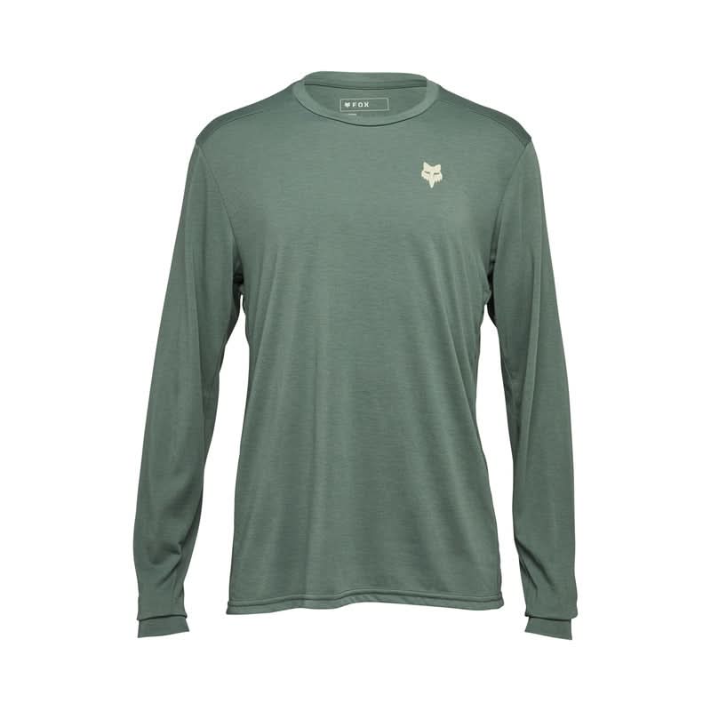 Fox Ranger Dr Shepherds Hunter Green Long Sleeve Cycling Jersey | RideHub