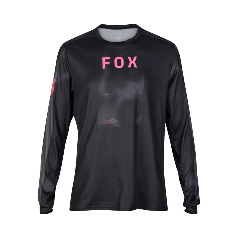 Fox Ranger Taunt Black Long Sleeve Cycling Jersey | RideHub