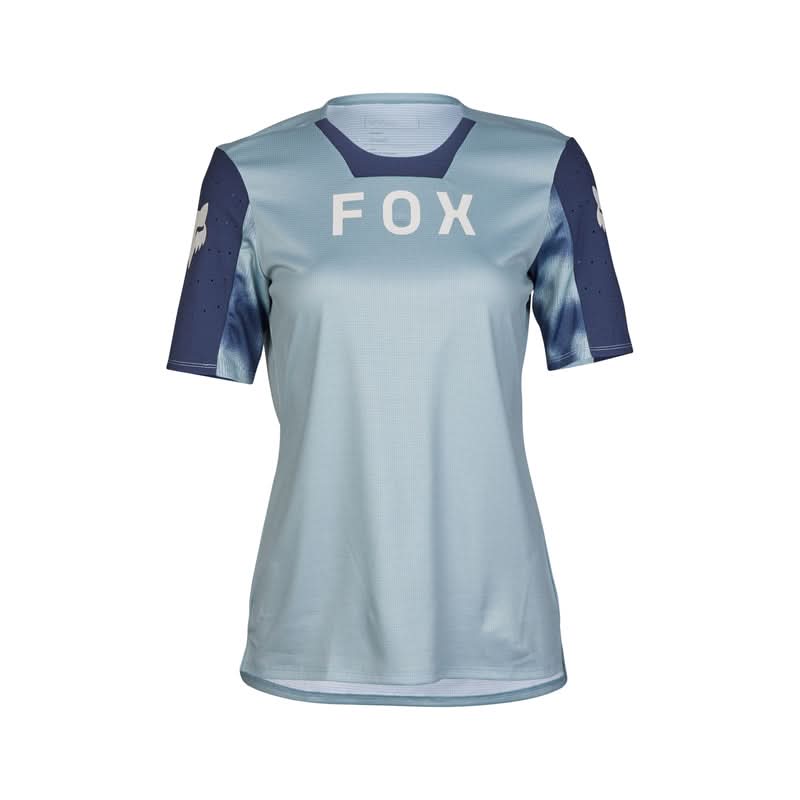 Fox Lady Defend Taunt Gunmetal Women's Cycling Jersey | RideHub