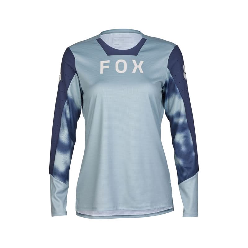Fox Lady Defend Taunt Gunmetal Long Sleeve Cycling Jersey | RideHub