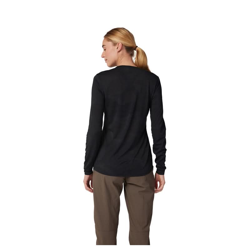 Fox Lady Ranger Tru Dri Long Sleeve Cycling Jersey Black | RideHub