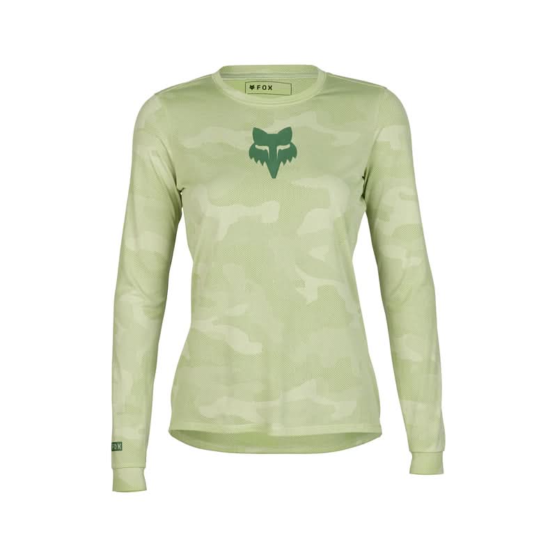Fox Lady Ranger Tru Dri Cactus Long Sleeve Cycling Jersey | RideHub