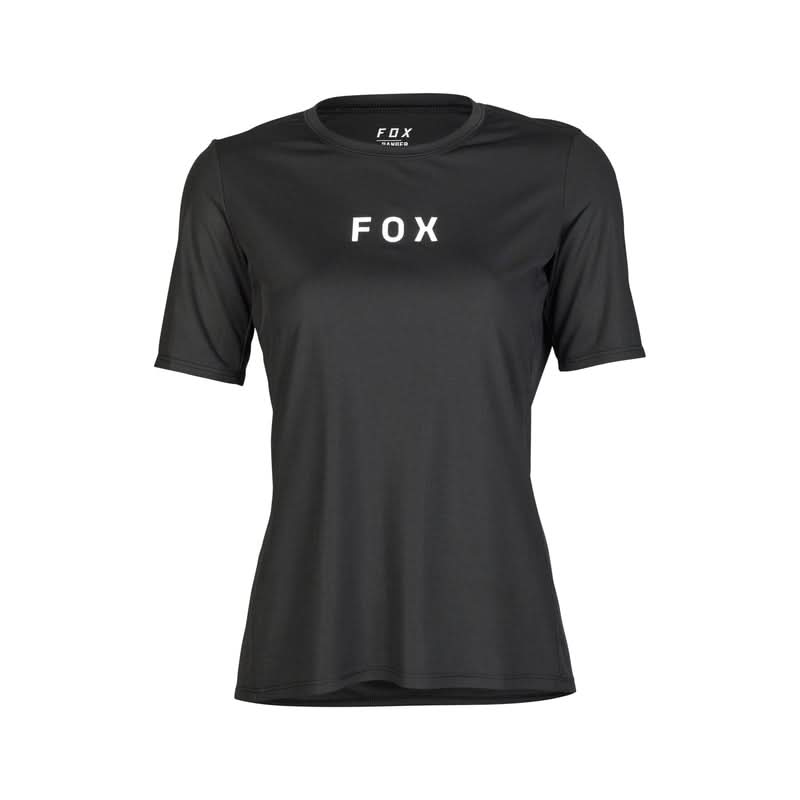 Fox Lady Ranger Wordmark Black Cycling Jersey | RideHub