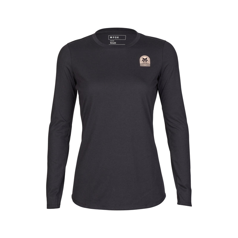 Fox Lady Ranger Dr Black Long Sleeve Cycling Jersey | RideHub