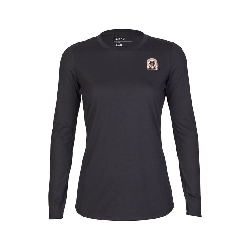 Fox Lady Ranger Dr Black Long Sleeve Cycling Jersey | RideHub