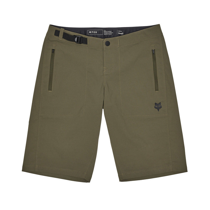 FOX Lady Ranger Cycling Shorts with Liner Olive Green | RideHub