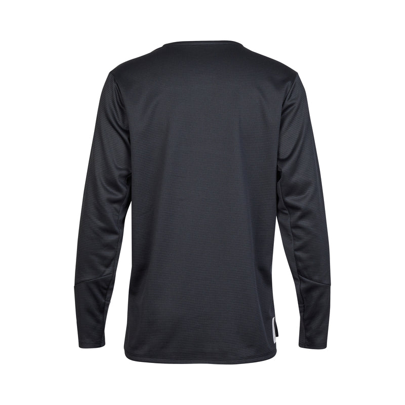 Fox Junior Defend Long Sleeve Cycling Jersey Black | RideHub