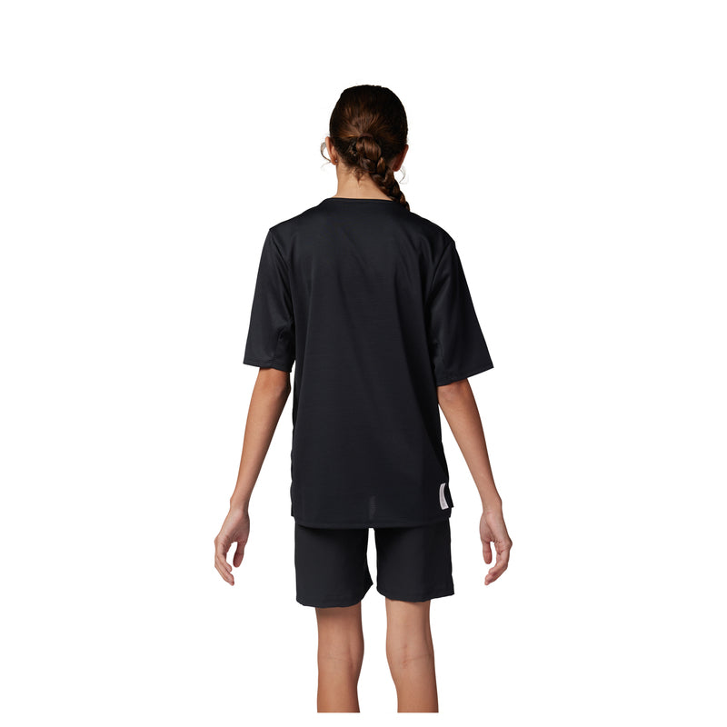 Fox Junior Defend Black Cycling Jersey | RideHub