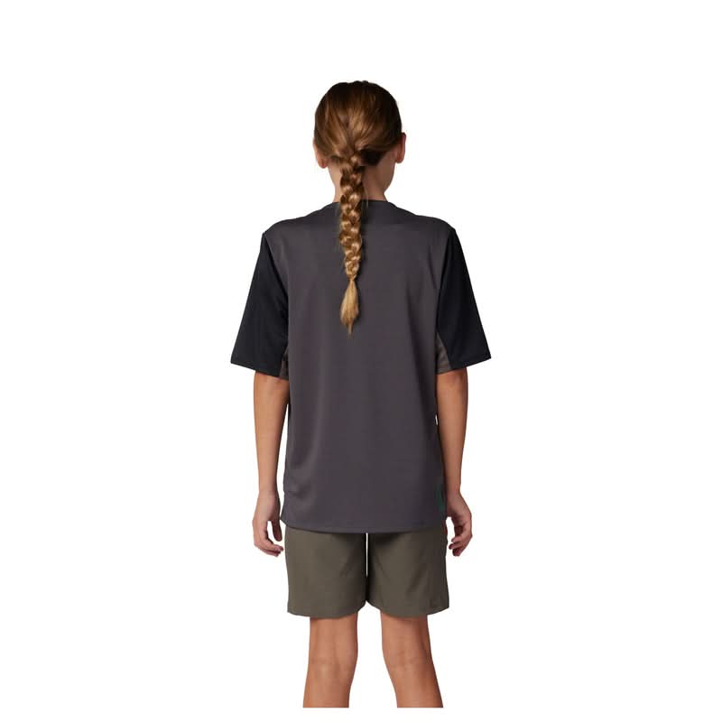 Fox Junior Defend Graphite Cycling Jersey | RideHub