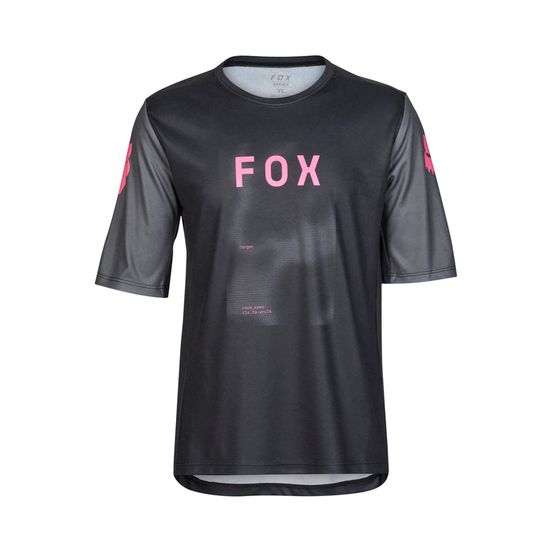 Fox Junior Ranger Taunt Black Cycling Jersey | RideHub