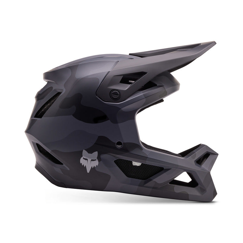 Fox Junior Rampage Black Camo Bike Helmet