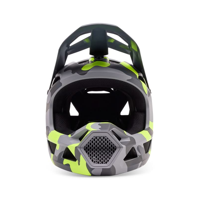 Fox Junior Rampage White Camo Bike Helmet