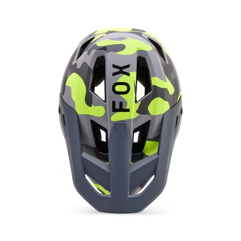 Fox Junior Rampage White Camo Bike Helmet